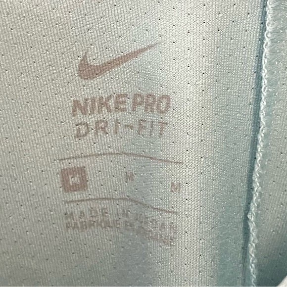 Nike blue tank top with wide strap black straps GUC size medium - Picture 5 of 9